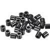 sourcing map - Rondella distanziale rotonda in ABS, diametro 4,2 mm, diametro 7 mm, lunghezza 7 mm, in plastica, per stampante 3D, montaggio a parete, presa elettrica, colore: nero, 100 pezzi
