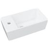 vidaXL Lavandino Bianco 48x25x15 cm in Ceramica