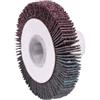 Scheppach Spazzola abrasiva per smerigliatrice MRS500, larghezza 10 mm, diametro foro 13 mm, diametro spazzola 60 mm, per levigare legno, appositamente per spazi stretti, ad esempio scanalature
