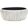 vidaXL Lavabo da Appoggio Nero e Grigio Rotondo Φ41x14 cm Ceramica