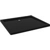 vidaXL Douchebak rechthoekig 80x90 cm ABS zwart