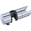 通用 Ricambio Supporto Doccetta Scorrevole,Regolabile Ricambio Supporto Doccetta,Doccia Asta Ricambi,Supporto Doccetta con Finitura Cromata,18-25 mm, Rotazione a 360°,ABS ,con Interruttore,per il Bagno