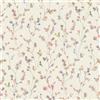 Rasch Carta da parati 486155 - Carta da parati in tessuto non tessuto chiaro con piccoli fiori rosa e verde effetto acquerello della collezione Country Charme