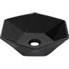 vidaXL Lavandino 41x36,5x12 cm in Ceramica Nero
