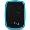 WHY EVO Telecomando rolling code multifrequenza da 280 a 868 mhz, apricancello autoapprendente programmabile, radiocomando ad ampio raggio con 4 pulsanti Blue Sky Blue