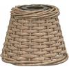 vidaXL Plafondlampenkap Ø15x12 cm wicker bruin