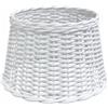 vidaXL Paralume da Soffitto Bianco Ø45x28 cm in Vimini