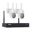 ANNKE Set di telecamere di sorveglianza da 5 MP, per esterni, Wi-Fi, 16 CH 4 K NVR con 2 telecamere PT, visione notturna a colori, audio bidirezionale, riconoscimento intelligente delle persone