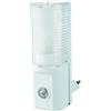 Electraline 58312 Luce Notturna Orientabile con Sensore Crepuscolare, Bianco