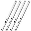 MUNGHOK 4 guide per cassetti, estraibili parziali, 246 x 17 mm, guide telescopiche, estraibili a rulli, guide a sfera per cassetti