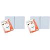 Favorit Portalistino Personalizzabile 30 Buste, 22 x 30 cm, Trasparente (Confezione da 2)