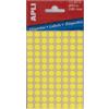 APLI 2079 Gomet Blister Circolo Fluoro, Giallo, 8 Mm