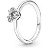 PANDORA Disney Anello con Minnie in argento Sterling con zirconia cubica trasparente, 50