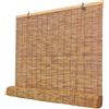 KOKANIGODVA Tenda a Rullo in Canna Naturale 90x200cm Tapparella da Esterno -