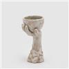 EDG Enzo De Gasperi Vaso Cemento Graal H 30,5 Cm Cemento Waterproof Grigio