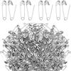 JieGuanG Spille Di Sicurezza, Safety Pins, Safety Pins Per Abbigliamento, Artigianato, Casa E Ufficio, Crafting (Argento) (M)