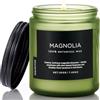 M&SENSE Candele Profumate Magnolia Pura, candele decorative floreali 200g (fino a 50 ore), dono elegante, candela profumata regalo per donna/amica/parente