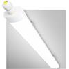 GeyouLux Plafoniera LED Lineare da Soffitto 60cm, 20W 2520lm 5000K IP65 Neon LED Con Cavo di Terra, Collegamento in Serie, 96 LEDs Flicker Free, Plafoniere Per Garage Officina Ufficio, Bianco