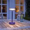 Northpoint Lampada da tavolo a LED, design sottile, dimmerabile, per interni ed esterni, con batteria da 1800 mAh (blu)