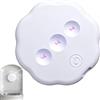 Qooplu Luce Per Vaso Wc | Lampada UV Ricaricabile Automatica Adesiva Igienizzante | Luce Led Vaso Wc,per Stanza, Camera da, Casa, Ragazzi, Ragazze, Bagno e Uso Interno
