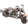Kukyller Scultura di motociclette in Metallo, scrivania di Ferro Moto Decorazione in Metallo Motociclista Decorazioni da Parete per la Camera da Letto Tavolo da Soggiorno, 10.0x5.5x2.8in