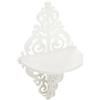 Fltaheroo - Mensola da parete in stile filigranato, stile shabby chic, colore bianco