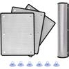 Generic Pannello Oscurante Vetri Alluminio, Pellicola Isolante Termica Finestre
