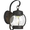 Lindby Applique da esterni dimmerabile (Country) colore Marrone, in Alluminio applique lampada LED outdoor per facciata/parete terrazzo e balcone