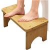 Generic Sgabello Da Toilette Sgabello Per Toilette In Legno Con Sedile