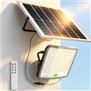 Aigostar Faro led esterno con grande pannello solare 200W 2000LM 15000mAH