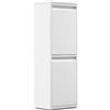 KLARSTEIN - Pattumiera per Raccolta Differenziata, 36L, a Doppio Scomparto, Acciaio Inox, Montaggio a Parete, Design Compatto e Salvaspazio, Bianco