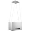 vidaXL Afzuigkap hangend met aanraaksensor LCD 55 cm roestvrij staal