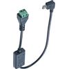 Psdndeww Cavo step-down da 2 pin a 5 pin DC5V-25V a 5V con corrente 3A per dispositivi mobili Cavo processore potenziale corrente continua da 30 cm