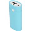 Masyrt Universal DIY Power Bank Box, 2 x 18650 - Caricatore portatile USB per smartphone (blu)