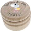 Gravure Events Scatolina in Legno Porta Dentino - Personalizzato con Nome e Testo - i miei primi dentini - Il mio primo dentino - Topolino dei Denti - la fatina del dentino - Modello : Bambino - 1