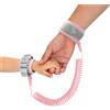 Cycayit Cinghia da polso di sicurezza per bambini da 2,5 m, guinzaglio da polso con rotazione a 360° con chiave, laccio retrattile con cavo in acciaio inossidabile 304, ifor viaggi, shopping, parco e luoghi