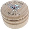 Gravure Events Scatolina in Legno Porta Dentino - Personalizzato con Nome e Testo - i miei primi dentini - Il mio primo dentino - Topolino dei Denti - la fatina del dentino - Modello : Bambino - 24