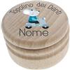 Gravure Events Scatolina in Legno Porta Dentino - Personalizzato con Nome e Testo - i miei primi dentini - Il mio primo dentino - Topolino dei Denti - la fatina del dentino - Modello : Bambino - 2