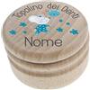 Gravure Events Scatolina in Legno Porta Dentino - Personalizzato con Nome e Testo - i miei primi dentini - Il mio primo dentino - Topolino dei Denti - la fatina del dentino - Modello : Bambino - 8