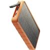 Cellularline - Power bank SOLAR - Caricabatterie Portatile con pannello solare ETFE 1.5W - Capacità 10000mAh - Resistente ad acqua e polvere USB-C Power Delivery 20W - Arancione