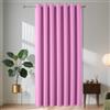 Joydeco Tende Oscurante per Interni 1 Pezzi L 132 x A 210 CM, Tenda Porta Termiche Isolante con Occhielli per Soggiorno e Camera da Letto Moderne, Rosa Violaceo