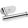 Generico Porta Carta Igienica Adesivo Acciaio Inox Silver, Porta Rotolo da Parete con Adesivo 3M, Antiruggine e Impermeabile, Design Moderno Salvaspazio per Bagno Cucina Lavanderia