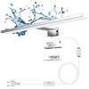 Aourow Lampada Specchio Bagno 10W,40CM 820LM Luce Specchio Bagno LED con Interruttore a Filo,Bianco freddo 6500K e resistente all'acqua IP44 Luci Specchio Bagno per Armadietto a Specchio CLASSE II