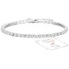 Aretas Bracciale da donna in argento Sterling 925, regolabile, regalo di compleanno, Natale, per lei, donne, fidanzate, 21 cm, Rame, Senza Gemstone