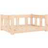 vidaXL Hondenmand 65,5x50,5x28 cm massief grenenhout