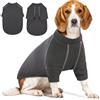 IECOii Maglione per cani XL per bambine e ragazzo: maglione in pile per cani, grigio, XL