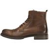 JACK & JONES Jfwrussel Leather Cognac 19 - Stivali da Motociclista Uomo, Marrone (Cognac Cognac), 45 EU