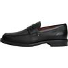 Tommy Hilfiger Mocassini da Uomo Lth Mix Dress Hilfiger Fm0fm06087, Black, 45 EU