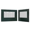 vidaXL Parete per Tendostruttura in PE 2pz con Finestra Verde