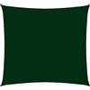 vidaXL Vela Parasole in Tela Oxford Quadrata 4x4 m Verde Scuro